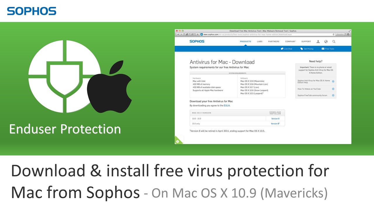 free antivirus for mac os x 10.9